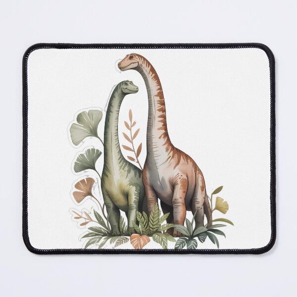 Item preview, Brachiosaurus & Ginkgo Watercolor designed and sold by NiftyWrx.