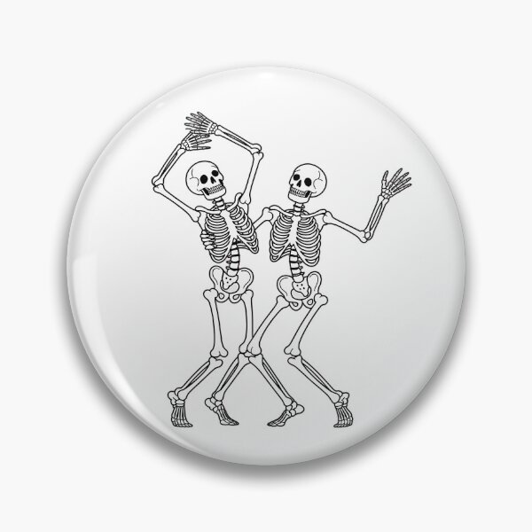 Item preview, Dancing Skeletons Halloween Art designed and sold by NiftyWrx.