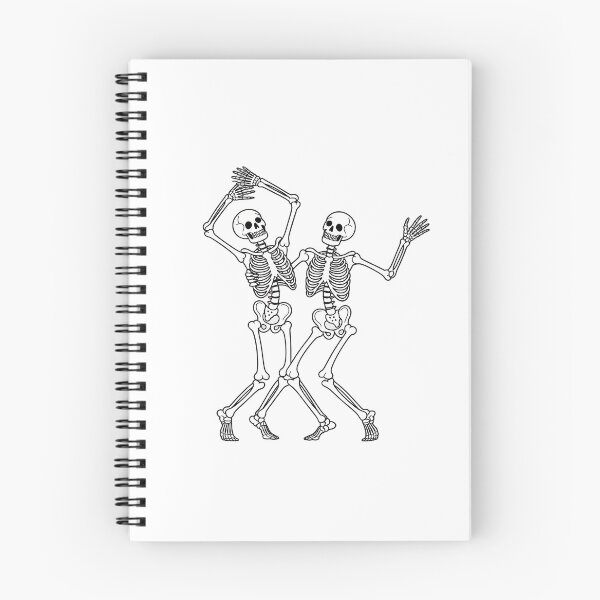 Item preview, Dancing Skeletons Halloween Art designed and sold by NiftyWrx.