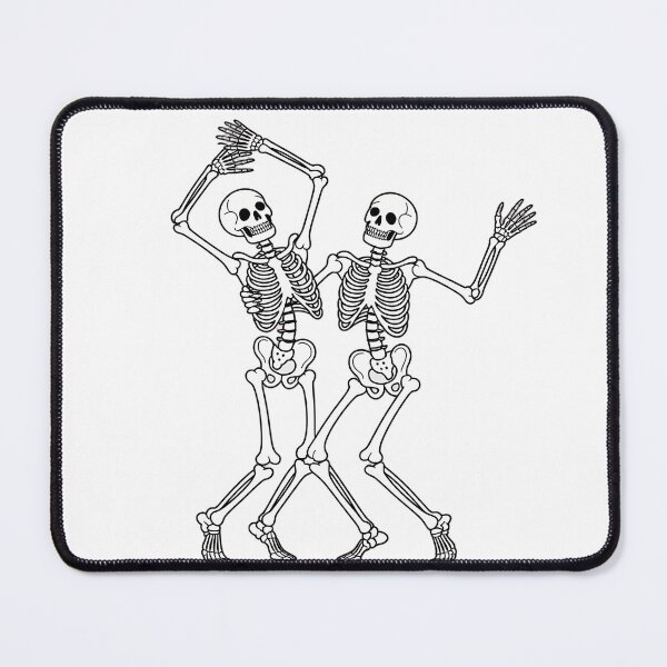 Item preview, Dancing Skeletons Halloween Art designed and sold by NiftyWrx.