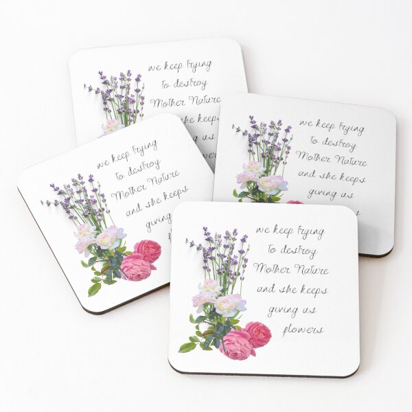 Item preview, Mother Nature Keeps Giving Us Flowers  designed and sold by SimpleatHeart.