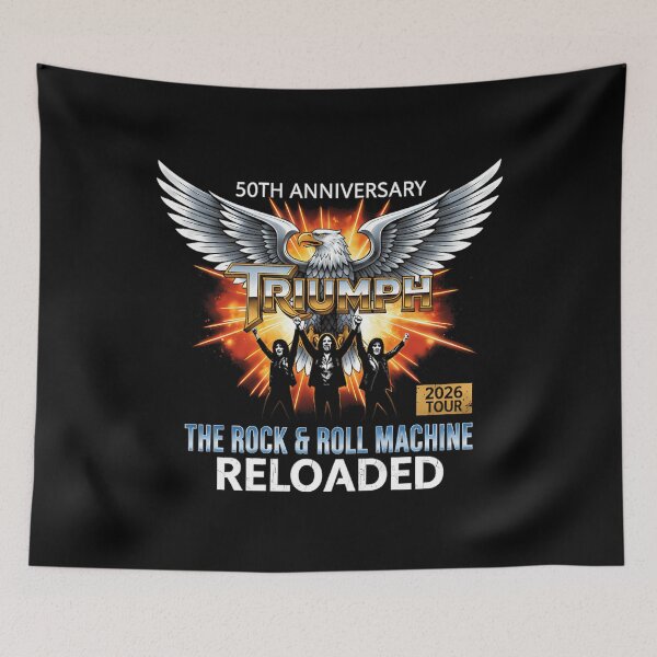 Item preview, Triumph Band 50Th Anniversary 2026 Tour designed and sold by EASLX.