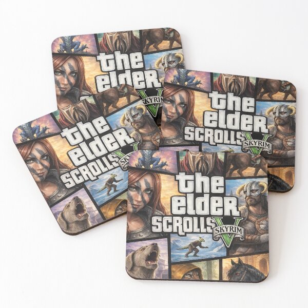 Item preview, Skyrim Meets Gta Fan Art designed and sold by My Artprintz.