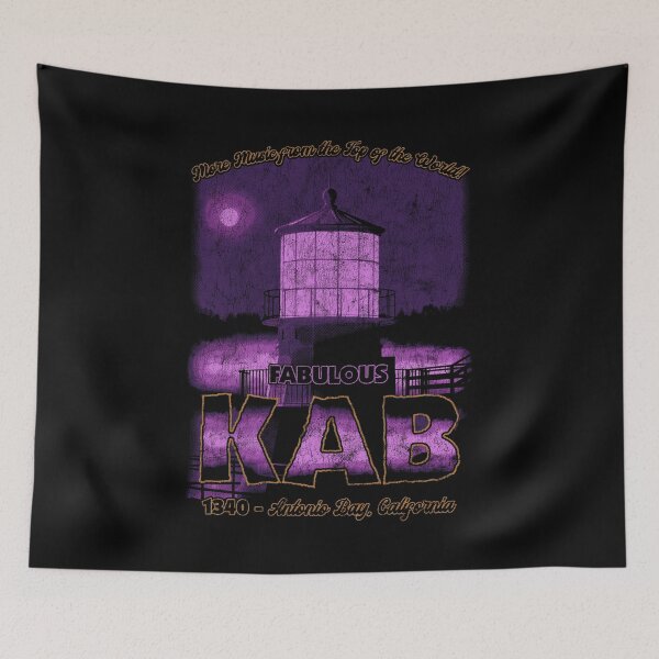 Item preview, John Carpenter 1980 The Fog KAB Radio 1340 Distressed designed and sold by Power Up Prints.
