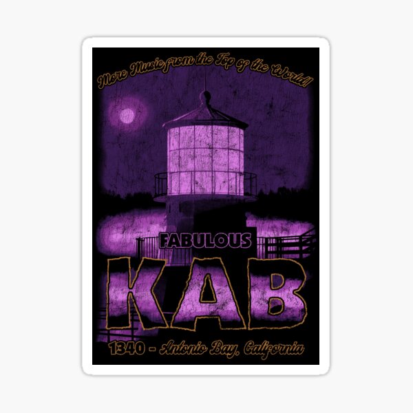 Item preview, John Carpenter 1980 The Fog KAB Radio 1340 Distressed designed and sold by Power Up Prints.