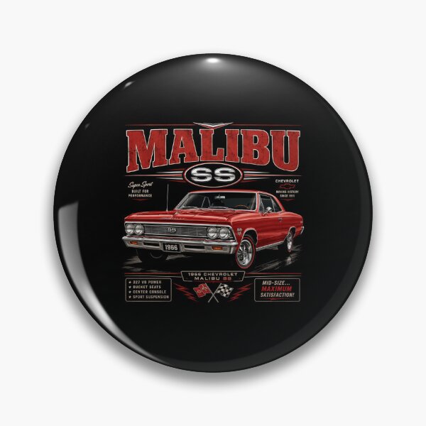 Item preview, 1966 Malibu SS Classic Muscle Car Vintage Art designed and sold by TheArtOfCar.