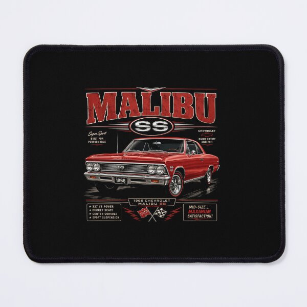 Item preview, 1966 Malibu SS Classic Muscle Car Vintage Art designed and sold by TheArtOfCar.