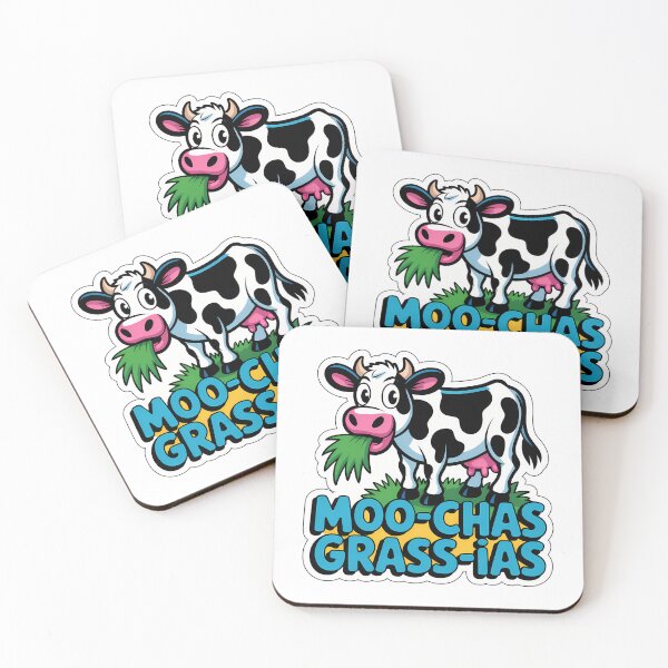 Item preview, Moo-chas Grass-ias Cow Fun designed and sold by NiftyWrx.