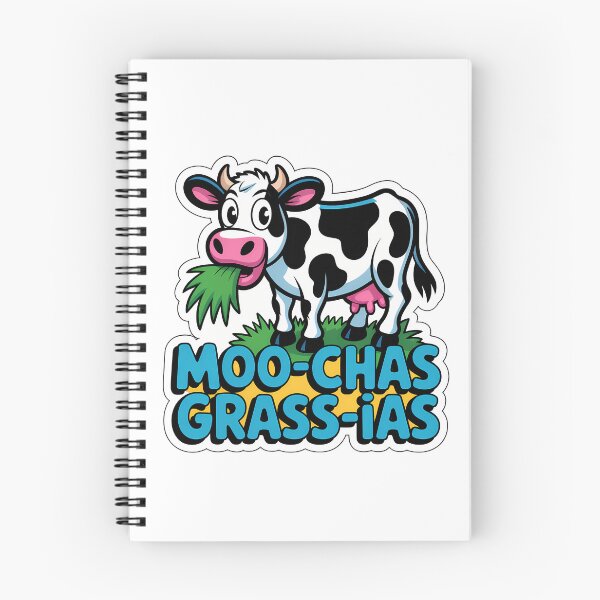 Item preview, Moo-chas Grass-ias Cow Fun designed and sold by NiftyWrx.