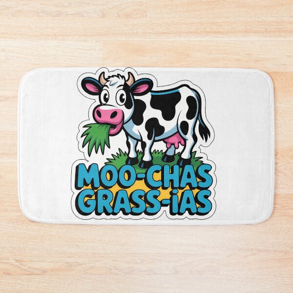 Item preview, Moo-chas Grass-ias Cow Fun designed and sold by NiftyWrx.