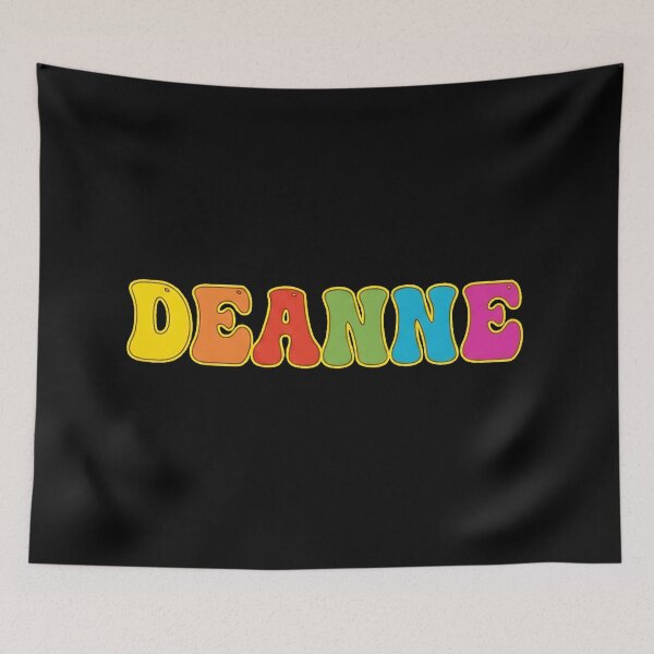 Item preview, ❤️ Deanne Personalized Name Wavy Retro Shirt, Coffee Mug, Sticker Gift designed and sold by HelixPedia.