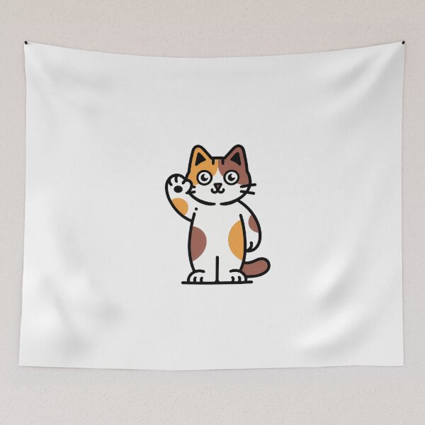 Item preview, Cute Cat Standing on Hind Legs designed and sold by NiftyWrx.