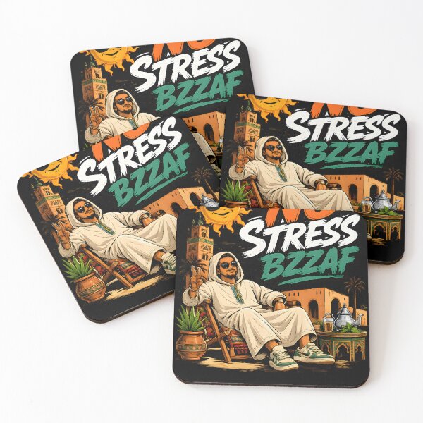 Item preview, No Stress Bzzaf | Funny Relaxed Moroccan Summer designed and sold by artdesingart.