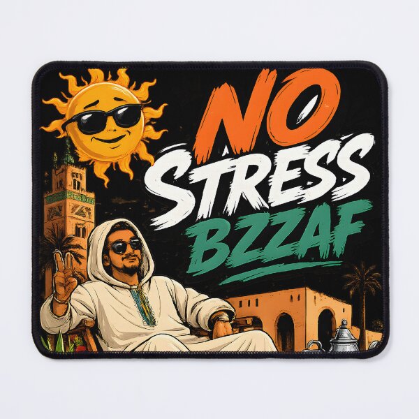 Item preview, No Stress Bzzaf | Funny Relaxed Moroccan Summer designed and sold by artdesingart.