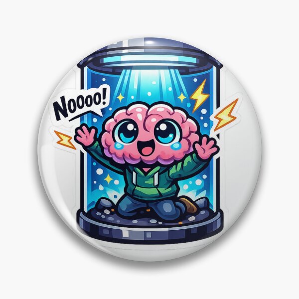 Item preview, Neon AI Brain Buddy designed and sold by Rikkimaru07.