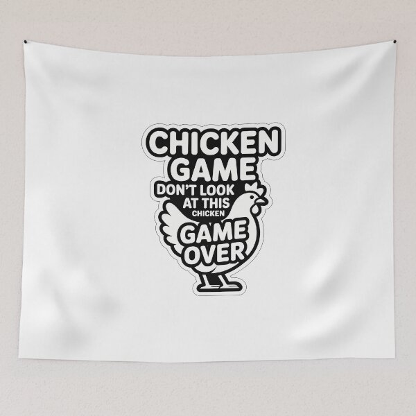 Item preview, Chicken Game Humor designed and sold by NiftyWrx.