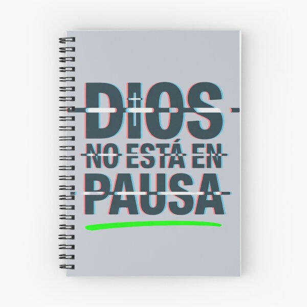 Item preview, God Is Not On Pause - Spanish Christian T-Shirt | Bold Glitch Faith Latino Gift designed and sold by EvolusionPro.