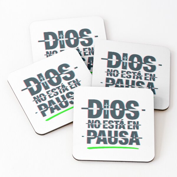 Item preview, God Is Not On Pause - Spanish Christian T-Shirt | Bold Glitch Faith Latino Gift designed and sold by EvolusionPro.