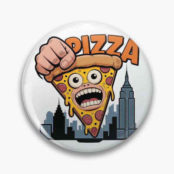 Item preview, Pizza Monster Anime Cityscape designed and sold by NiftyWrx.