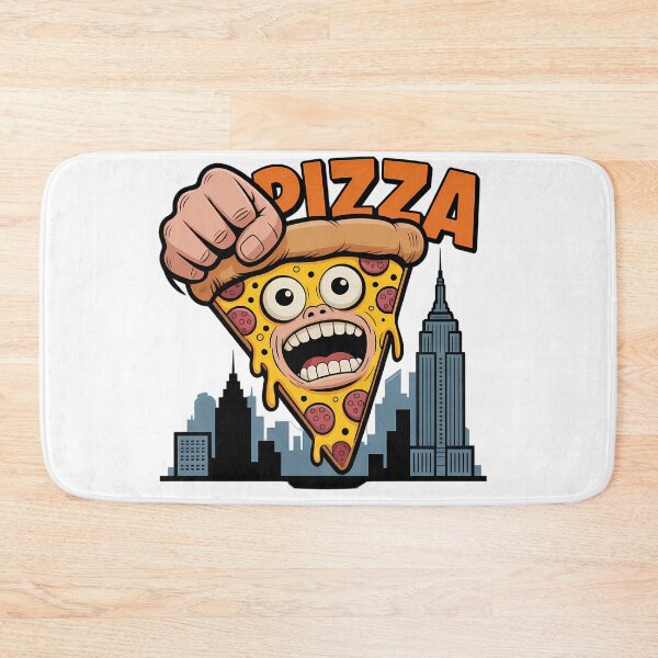 Item preview, Pizza Monster Anime Cityscape designed and sold by NiftyWrx.