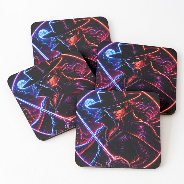 Item preview, Neon Zorro Moonlight Warrior designed and sold by SHOCAMPOS DESIGNS .