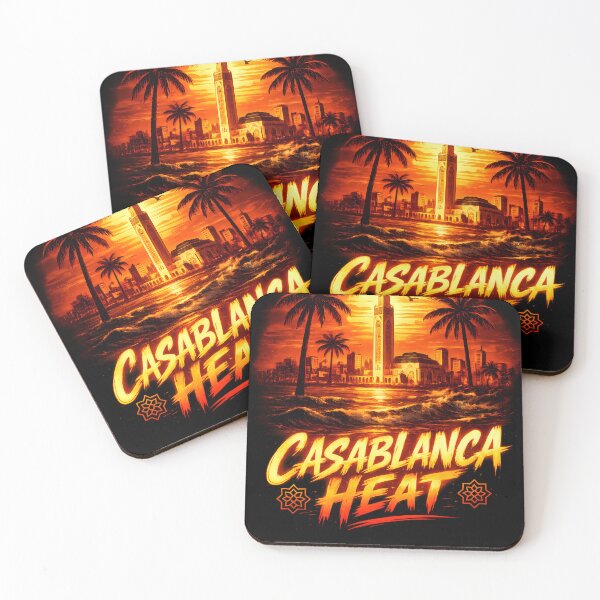 Item preview, Casablanca Heat | Retro Summer Coastal Sunset designed and sold by artdesingart.