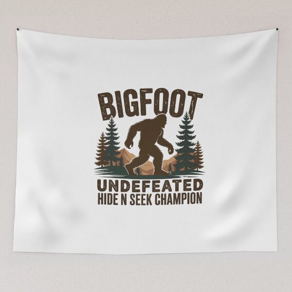 Item preview, Bigfoot Vintage Hide N Seek Champion designed and sold by NiftyWrx.