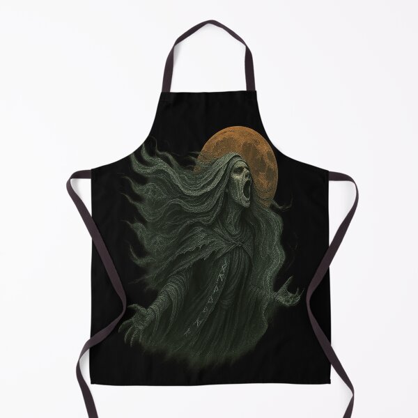 Item preview, Screaming Banshee Wraith Witch Blood Moon Runes designed and sold by Mythborn Saga.