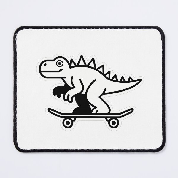 Item preview, Dino on a Skateboard designed and sold by NiftyWrx.