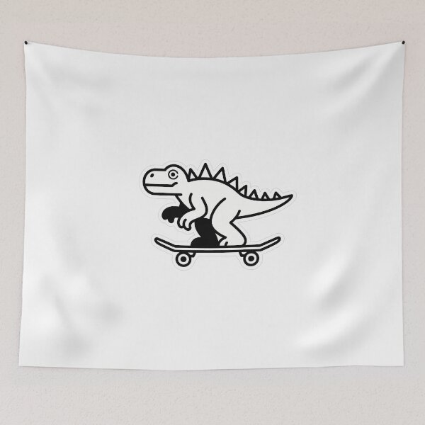 Item preview, Dino on a Skateboard designed and sold by NiftyWrx.