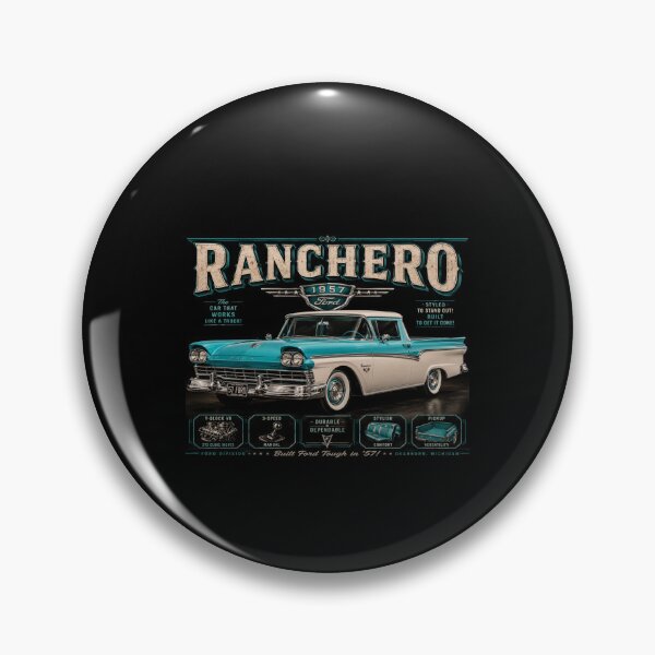 Item preview, 1957 Ranchero Car-Truck Pioneer Classic American Automotive Art designed and sold by TheArtOfCar.