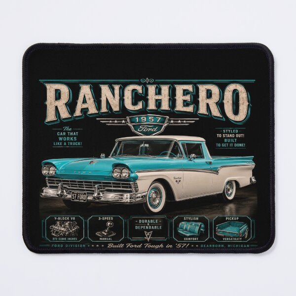 Item preview, 1957 Ranchero Car-Truck Pioneer Classic American Automotive Art designed and sold by TheArtOfCar.