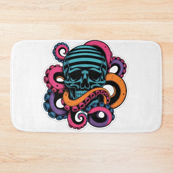 Item preview, Octopus Wrapped Skull Grunge Design designed and sold by NiftyWrx.