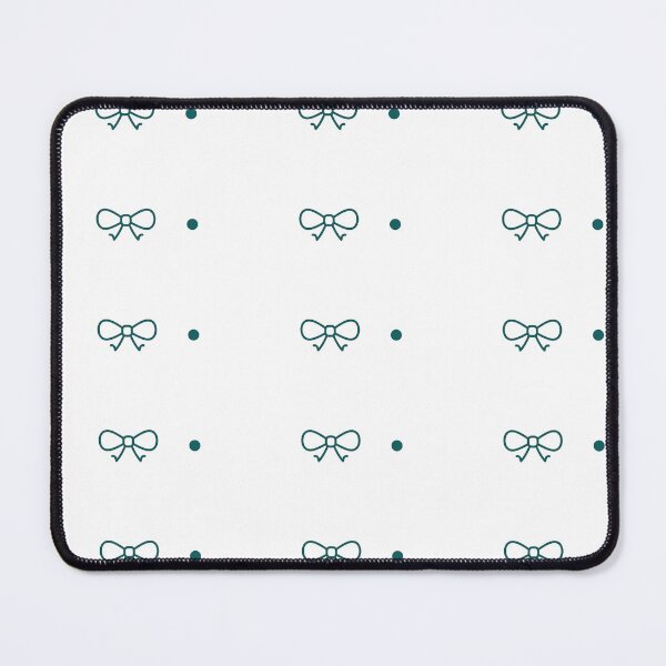 Item preview, Minimalist Teal Bow Pattern - Elegant Coquette Aesthetic designed and sold by jo-e-basta.