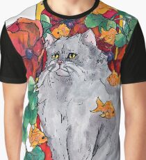Art Nouveau Cat #2 Graphic T-Shirt