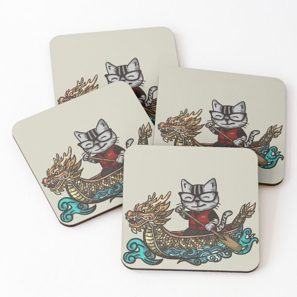 Item preview, Dragon Boat Festival Meowdel: Racing for Glory / 端午節龍舟喵：Meowdel 的榮耀競速 / 端午の節句 ドラゴンボート・ミャオ：栄光への競争 designed and sold by MeowdelStudio.
