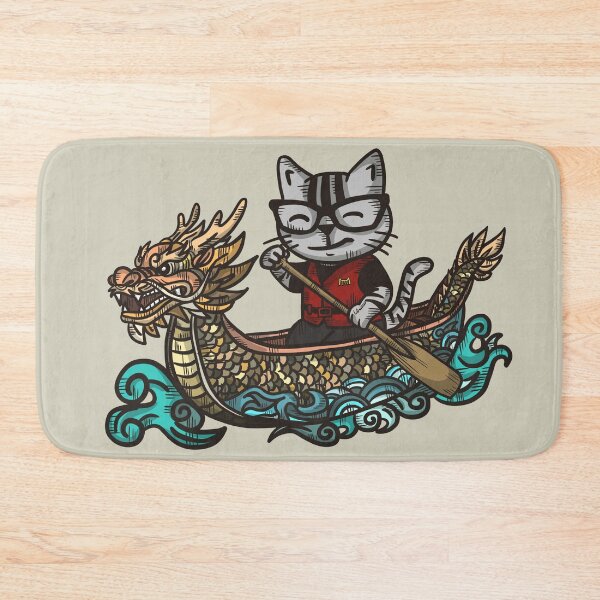 Item preview, Dragon Boat Festival Meowdel: Racing for Glory / 端午節龍舟喵：Meowdel 的榮耀競速 / 端午の節句 ドラゴンボート・ミャオ：栄光への競争 designed and sold by MeowdelStudio.