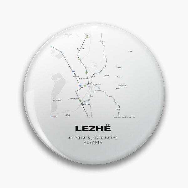 Item preview, Lezhë Minimalist Map Design | Albania Historic City Map Poster designed and sold by RM-Journey.