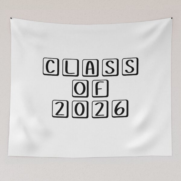 Item preview, Class of 2026 | Graduation Senior Block Letters Grad Design designed and sold by Nesstitches.