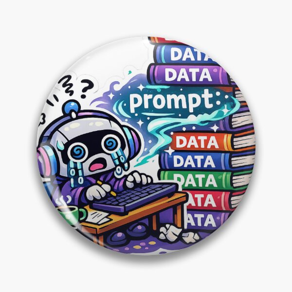 Item preview, Overwhelmed Data Student designed and sold by Rikkimaru07.