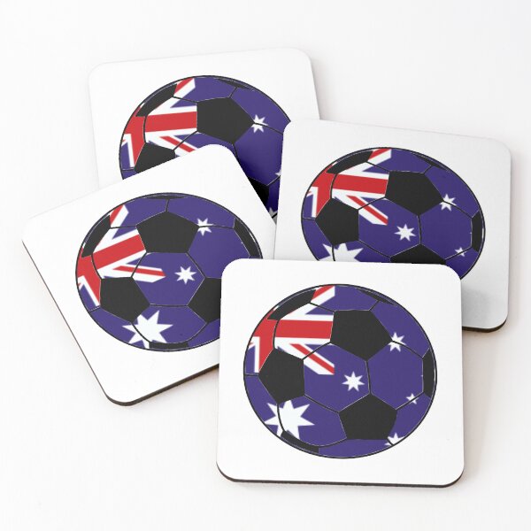 Item preview, Australia Flag Soccer Ball designed and sold by FinalScoreClub.
