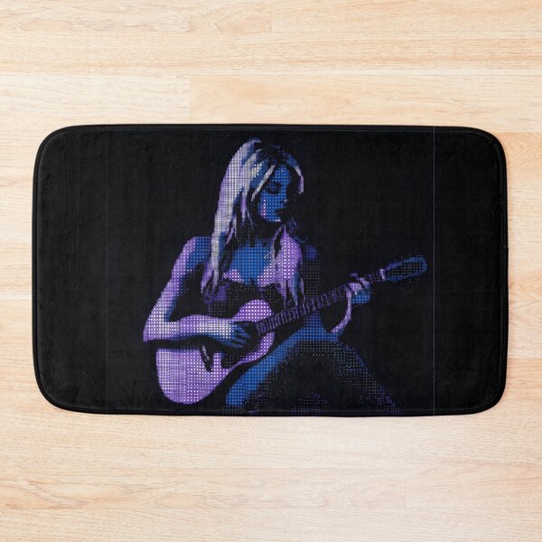 Item preview, Neon Halftone Guitarist Girl designed and sold by ClubVacay.