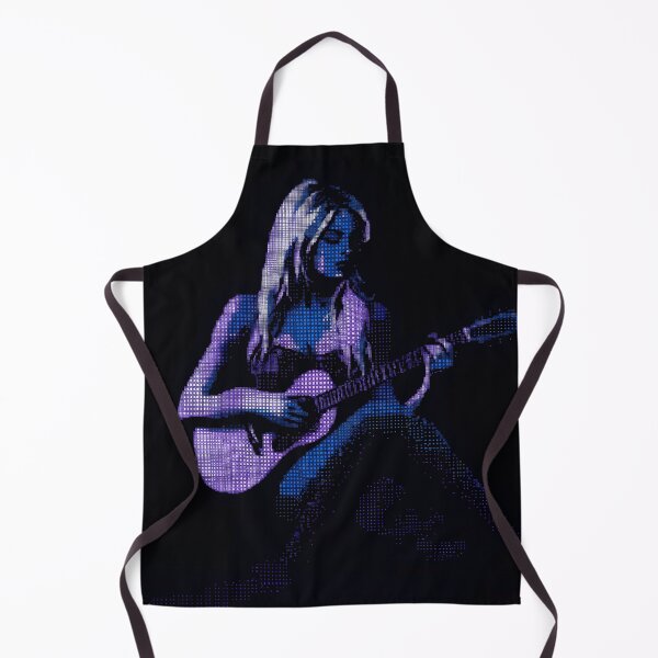 Item preview, Neon Halftone Guitarist Girl designed and sold by ClubVacay.