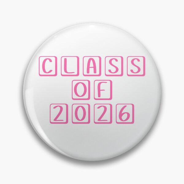 Item preview, Class of 2026 | Graduation Senior Pink Block Letters Grad Design designed and sold by Nesstitches.