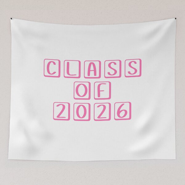 Item preview, Class of 2026 | Graduation Senior Pink Block Letters Grad Design designed and sold by Nesstitches.