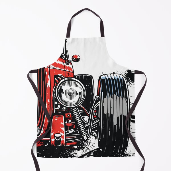 Item preview, Red Vintage Open Wheel Race Car Art designed and sold by RamyGallery.
