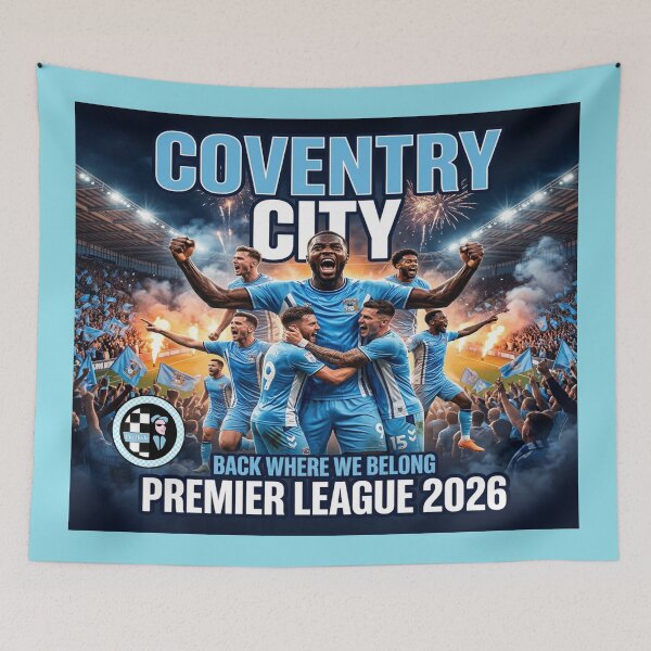 Item preview, Back Where We Belong - Premier League 2026 Collection designed and sold by CovMadeGifts.