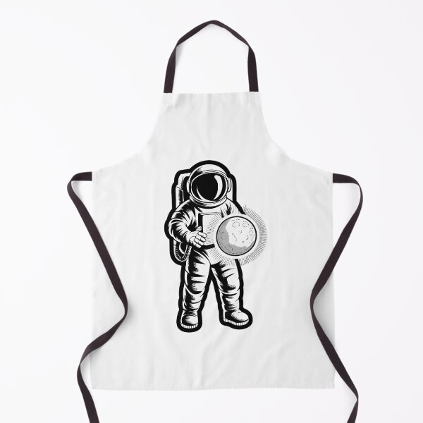 Item preview, Astronaut & Glowing Moon Illustration designed and sold by NiftyWrx.