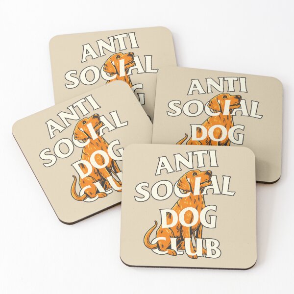 Item preview, Anti Social Dog Club designed and sold by wingoo22.