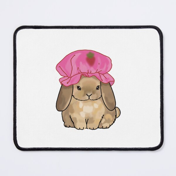 Item preview, Strawberry Bunny designed and sold by bakerbunni.